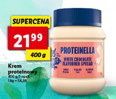 Krem proteinowy bia艂a czekolada Proteinella promocja