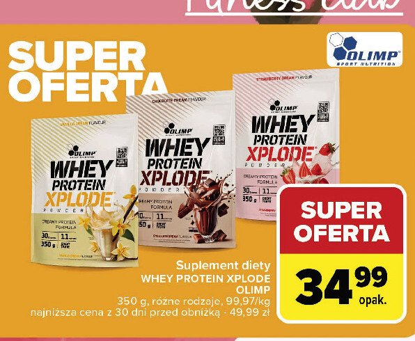 Białko truskawka Olimp protein xplode promocja