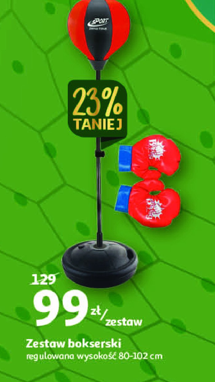 Zestaw bokserski promocja w Auchan