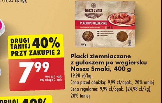 Placki ziemniaczane z gulaszem po węgiersku Nasze smaki promocja