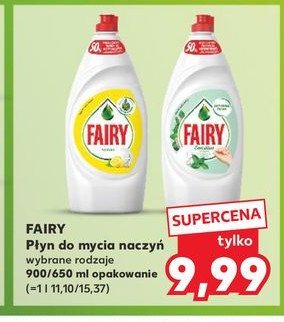 Płyn do mycia naczyń mint Fairy promocja