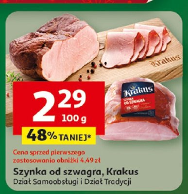 Szynka od szwagra, Krakus Dział Serwis/Dział Tradycji promocja w Auchan