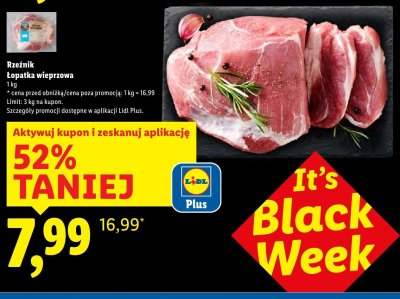 Łopatka wieprzowa  promocja w Lidl