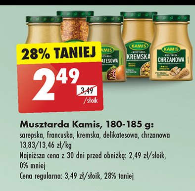 Musztarda kremska Kamis promocja