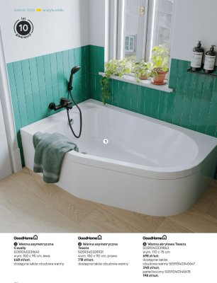 Wanna asymetryczna Cavally lewa promocja w Castorama