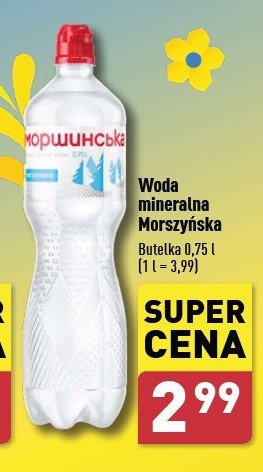 Woda mineralna morszyńska promocja