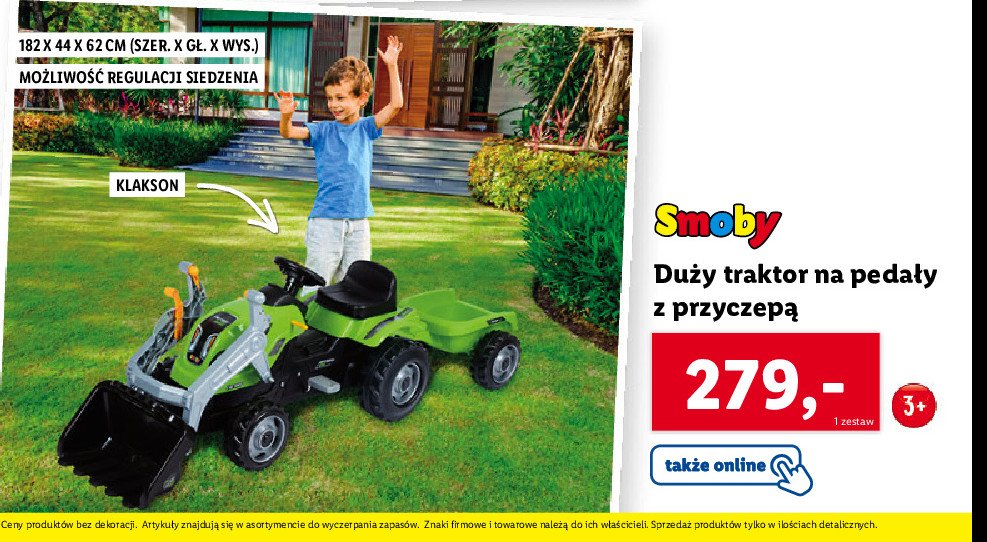 Traktor max Smoby promocja