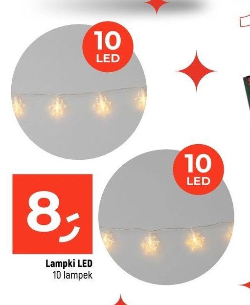 Lampki 10 led promocja