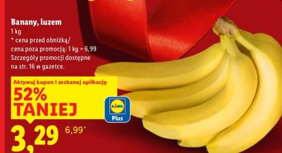 Banany promocja w Lidl