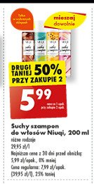 Suchy szampon flowers Niuqi promocja