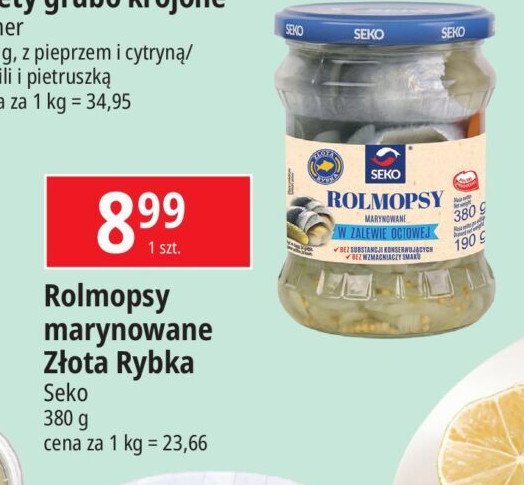 Rolmopsy marynowane Seko promocja