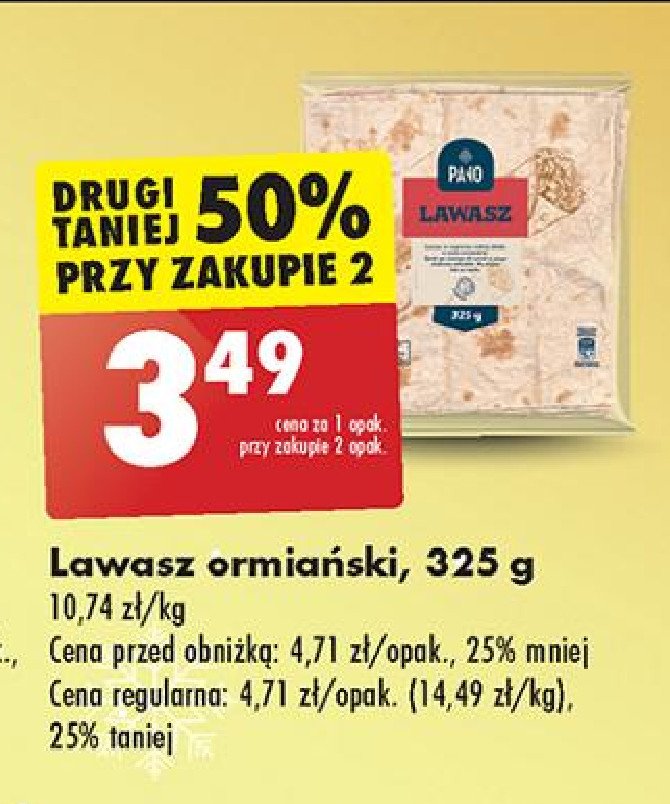 Lawasz ormiański Pano promocja