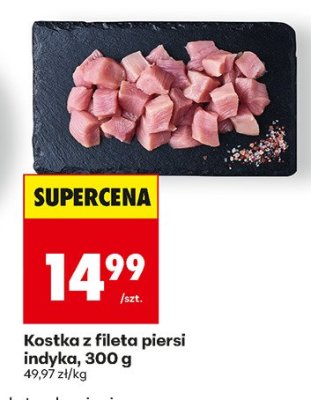 Kostka z fileta piersi indyka promocja w Biedronka