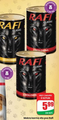 Mokra karma dla psa z drobiem promocja w Dino