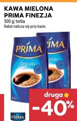Kawa mielona Prima Finezja promocja w Stokrotka