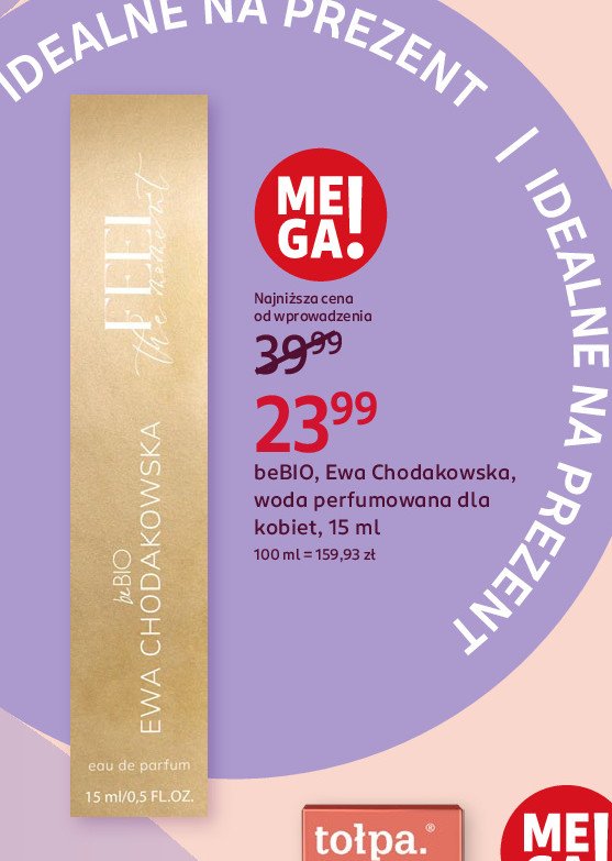 Woda perfumowana Be bio ewa chodakowska feel promocja w Rossmann