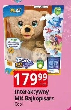 Interaktywny Miś Bajkopisarz promocja w Leclerc