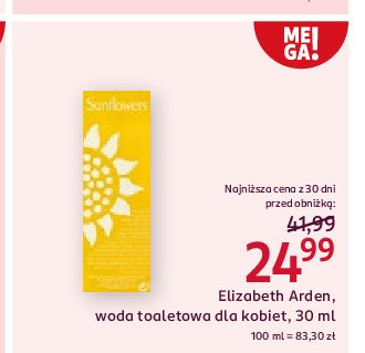 Woda toaletowa Elizabeth arden sunflowers promocja