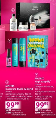 Zestaw kosmetyków do włosów MATRIX Instacure-Build-A-Bond szampon 300ml + odżywka 300ml + maska 50ml promocja w Hebe