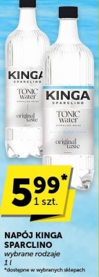 Napój Kinga Sparclino wybrane rodzaje promocja w ABC