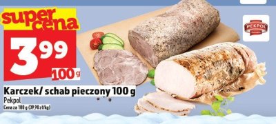 Karczek/schab pieczony 100 g promocja w TOPAZ