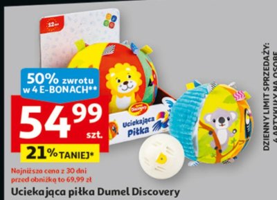 Uciekająca piłka Dumel Discovery promocja w Auchan