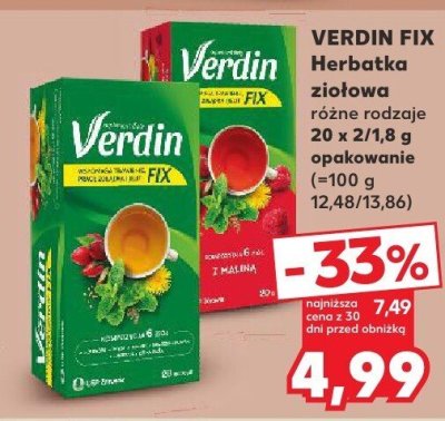 Herbatka ziołowa różne rodzaje promocja w Kaufland