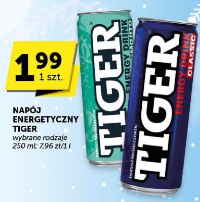 Napój energetyczny Tiger promocja w ABC