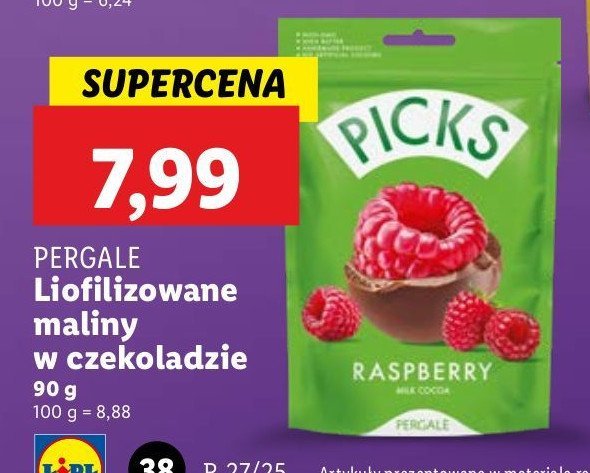 Maliny w czekoladzie Picks promocja