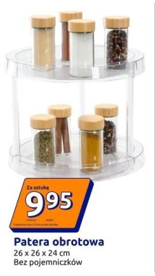 Patera obrotowa bez pojemniczków promocja w Action
