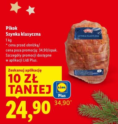 Szynka klasyczna  promocja w Lidl