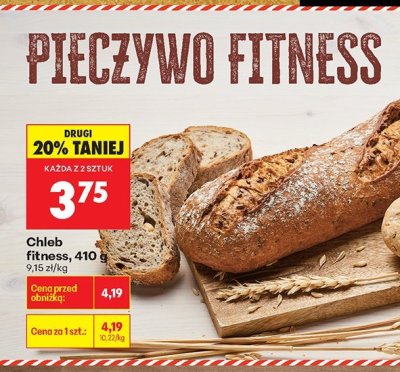 Chleb fitness, 410 g promocja w Biedronka