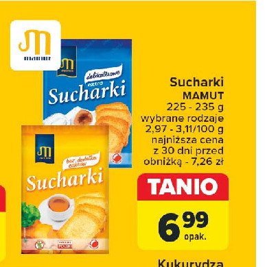 Sucharki extra delikatesowe Mamut promocja