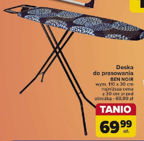 Deska do prasowania ben noir Wenko promocja w Carrefour