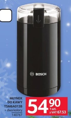 Młynek do kawy BOSCH czarny promocja w Selgros