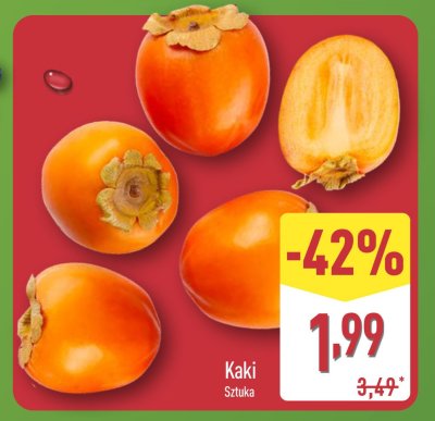 Kaki 1 szt. promocja w Aldi