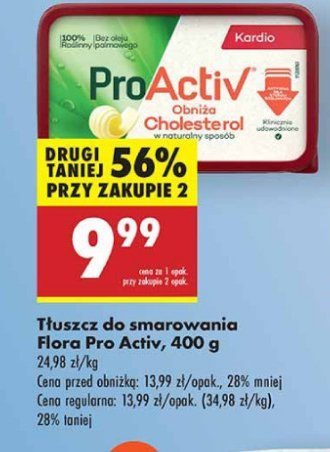 Margaryna kardio Flora pro-activ promocja