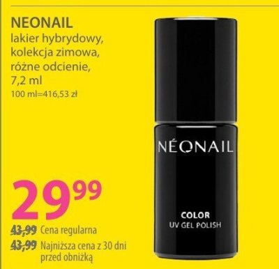 Lakier hybrydowy NEONAIL kolekcja zimowa promocja w Hebe