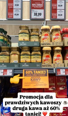 Kawa wszystkie rodzaje druga -60% promocja w Lidl
