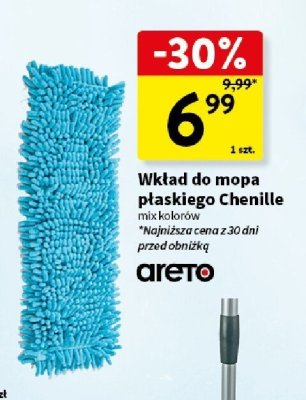 Wkład do mopa płaskiego Chenille, różne kolory promocja w Intermarche
