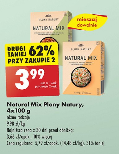 Ryż parboiled, makaron vermicelli, suszony zielony groszek, marchewka i bazylia promocja