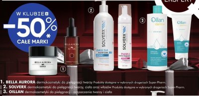 Dermokosmtyki do pielęgnacji i oczyszczania twarzy i ciała OILLAN promocja w Super-Pharm