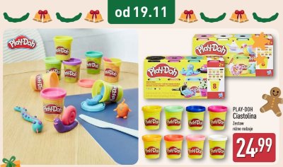 Ciastolina  zestaw różne rodzaje promocja w Aldi