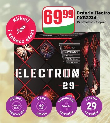 Bateria fajerwerki Electron PXB2234 promocja w Dino