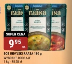 Sos royal korma Tata raasa promocja