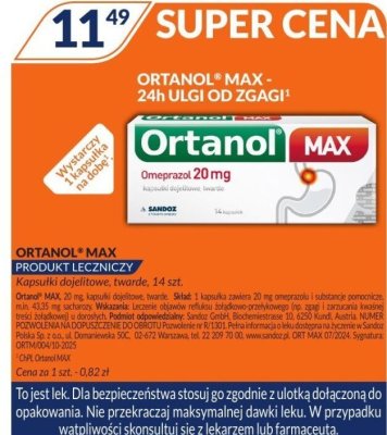 Ortanol Max promocja w DOZ.PL