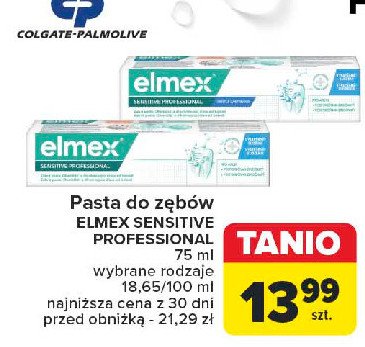 Pasta do zębów gentle whitening Elmex sensitive professional promocja