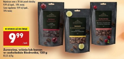 Wiśnia w czekoladzie Biedronka promocja