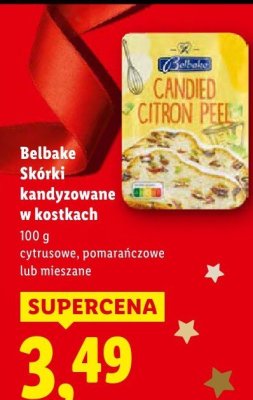 Skórki kandyzowane w kostkach promocja w Lidl
