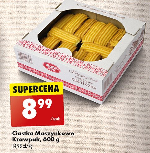 Ciastka maszynkowe KRAWPAK promocja